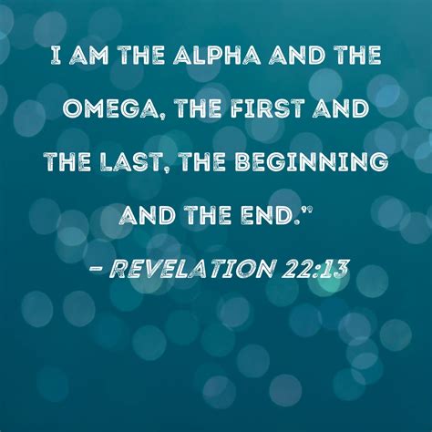 i am alpha and omega the beginning end.